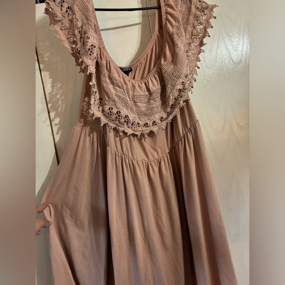 Torrid Size 3 off shoulder dress.